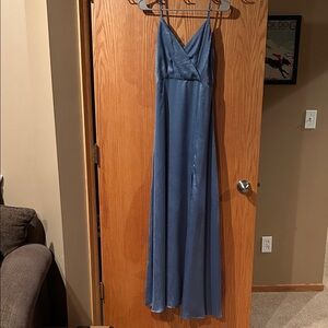 Lulu's Deep Blue Maxi Dress